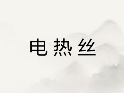 电热丝 电热丝