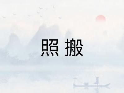 照搬 照搬