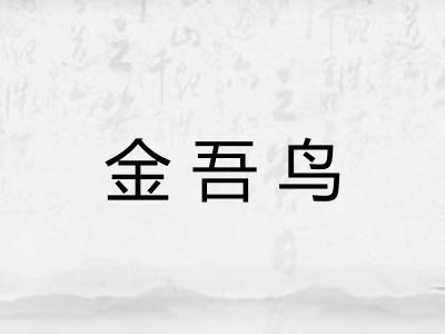 金吾鸟 金吾鸟