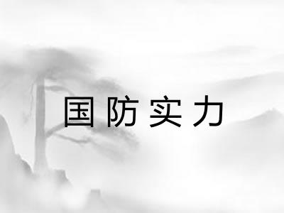 国防实力