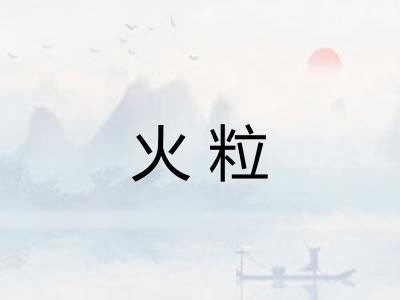 火粒