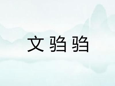 文驺驺 文驺驺