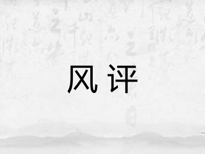 风评