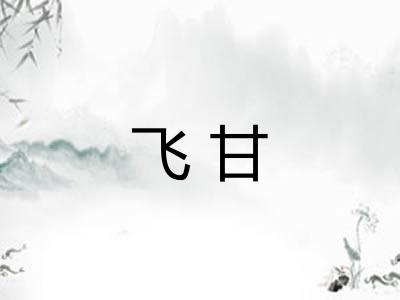飞甘 飞甘
