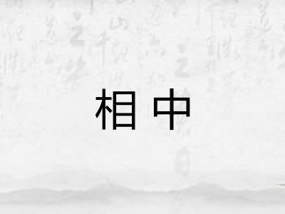 相中 相中