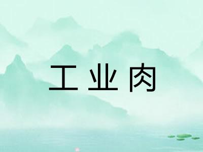 工业肉 工业肉