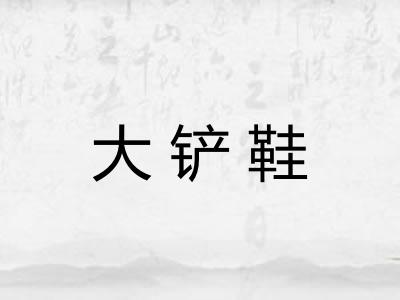 大铲鞋 大铲鞋