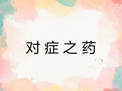 对症之药 对症之药