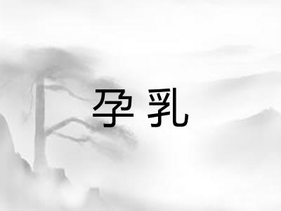 孕乳 孕乳