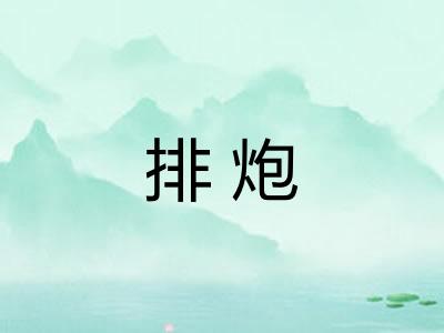排炮 排炮