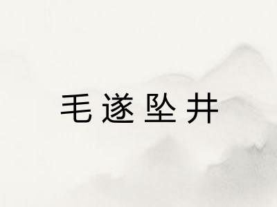 毛遂坠井 毛遂坠井