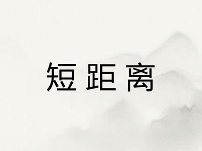 短距离 短距离