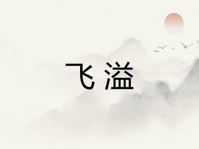 飞溢 飞溢