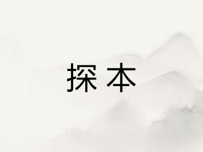 探本