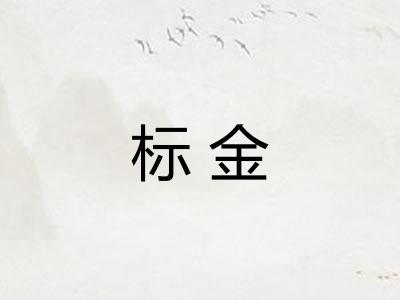 标金 标金