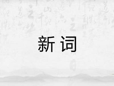 新词 新词