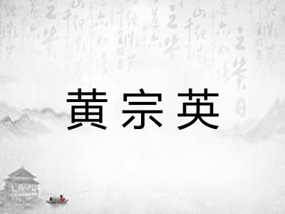 黄宗英 黄宗英