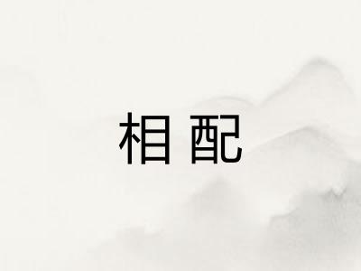 相配 相配