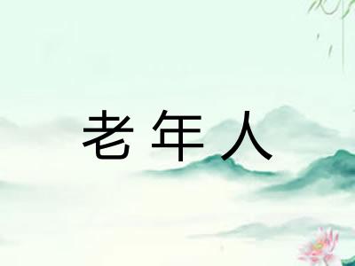 老年人 老年人