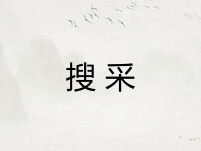 搜采 搜采