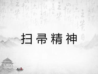 扫帚精神 扫帚精神