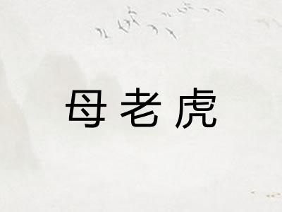 母老虎 母老虎