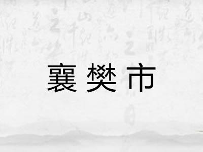 襄樊市 襄樊市