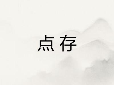 点存