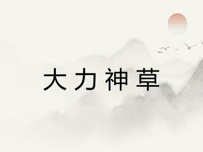 大力神草 大力神草