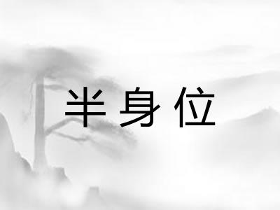半身位 半身位