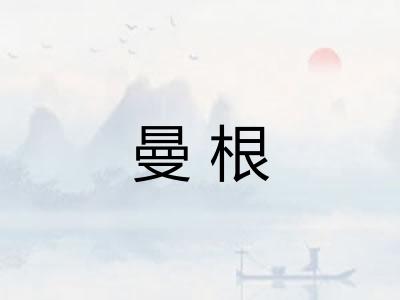 曼根 曼根