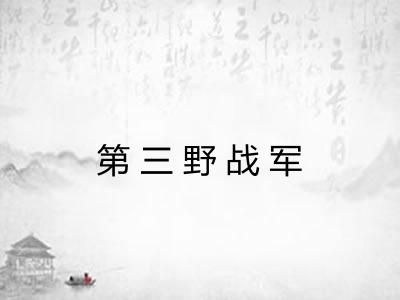 第三野战军 第三野战军