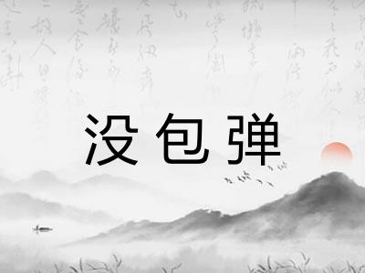 没包弹 没包弹
