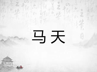 马天 马天