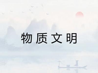 物质文明