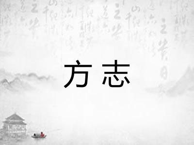 方志