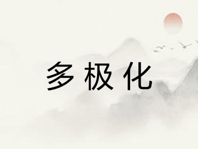 多极化 多极化