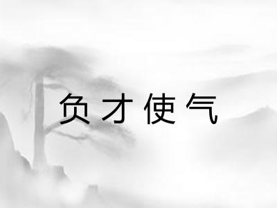 负才使气 负才使气