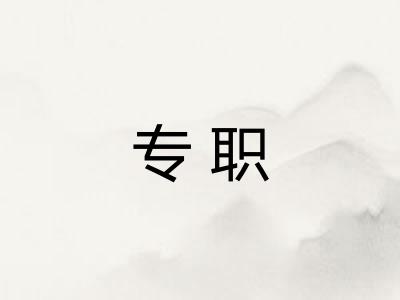 专职
