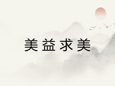 美益求美