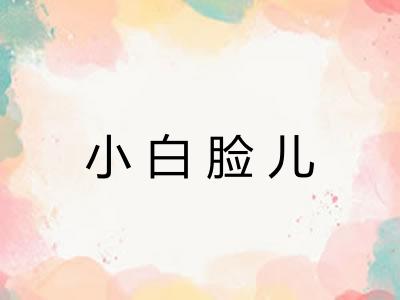 小白脸儿 小白脸儿