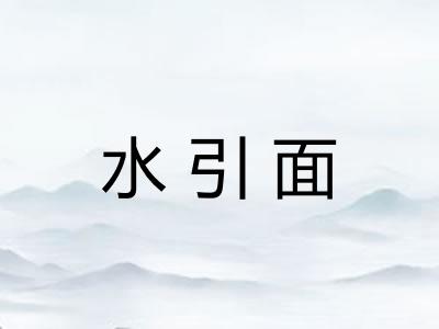 水引面